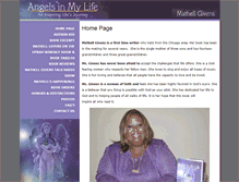 Tablet Screenshot of angelsinmylifestory.com